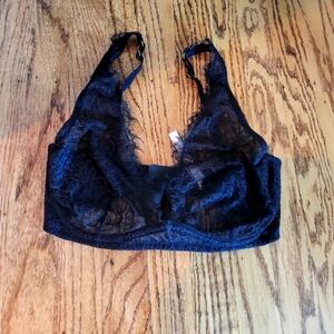 Victoria's Secret Black Lace Bralette